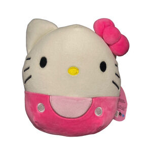 KellyToy Squishmallows Sanrio Hello Kitty 8" Plush Pink Dress Shorts New 2021